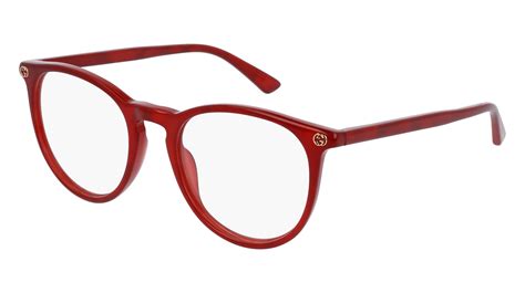 red gucci eyeglasses women